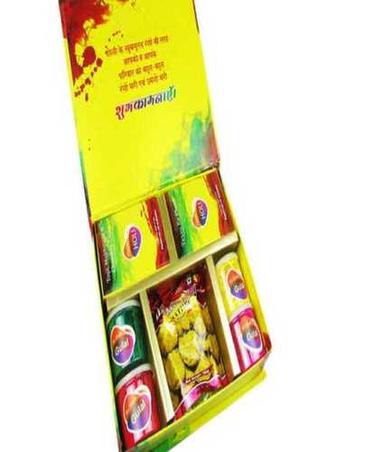 Matte Lamination Herbal Gulal Holi Gift Box