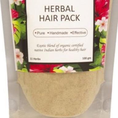 Black Handmade Herbal Hair Pack 