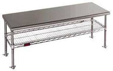 Easy To Clean Stainless Steel Solid Cleanroom Gowning Bench