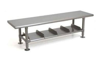 Durable Stainless Steel Solid Cleanroom Gowning Bench