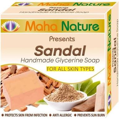 Brown Handmade Sandalwood Glycerine Soap