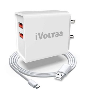 Ivoltaa Fuelport 2.4A Dual 2 Port Wall Charger Adapter With Micro Usb Cable Specific Drug