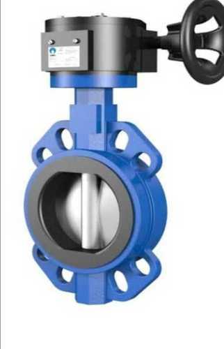 Metal Industrial Butterfly Valve (Blue Color)