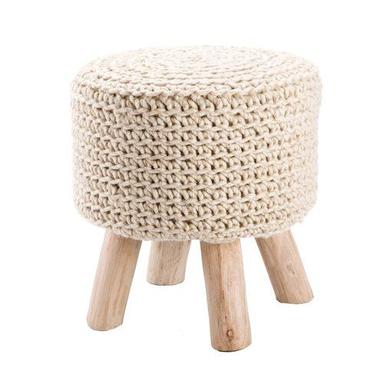 Fine Finish Wooden Pouf Application: Home