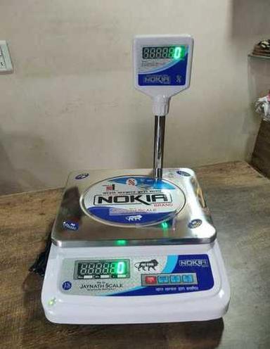 Silver Nokia Stainless Steel Table Top Weighing Scale