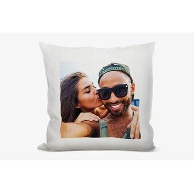 Multicolor White Printed Personalized Cushion Cover