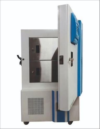 Grey And Blue 100 L Ultra Low Temperature Deep Freezer With Front Loading Door