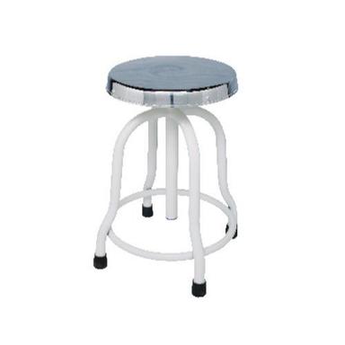 Adjustable Height Revolving Stool With Ss Top