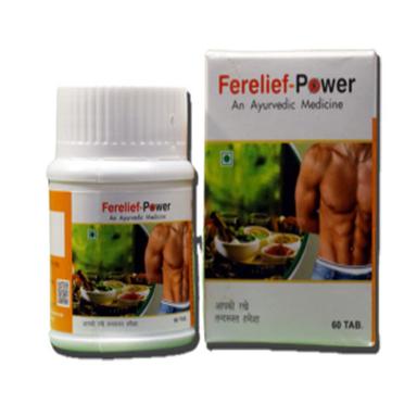 100% Ayurvedic Ferelief Power Tablets Age Group: For Adults