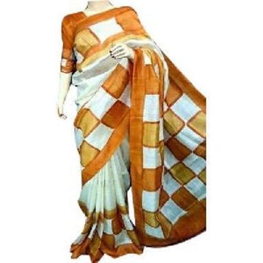 Various Colors  Are Available Golden Box Print Pure Silk Sarees