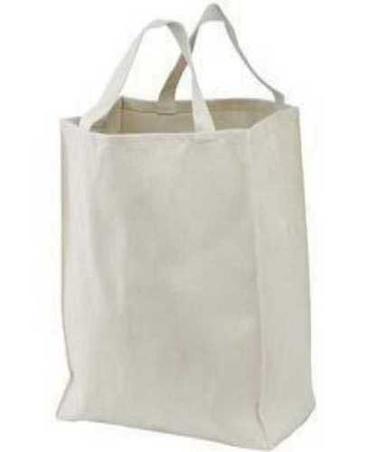White Cotton Shopping Bag