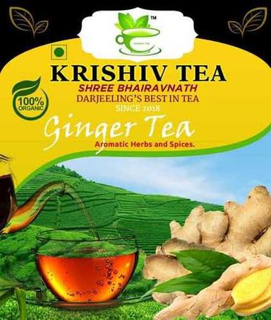 Brown Aromatic Herbs Ginger Tea