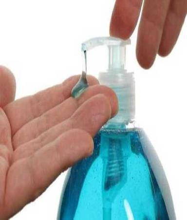 Blue Liquid Hand Washing Gel