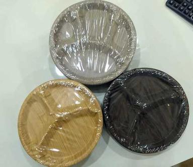Brown Fast Food Paper Plates
