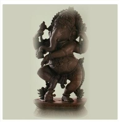 Easy To Clean Dancing Ganesha Stone Statue