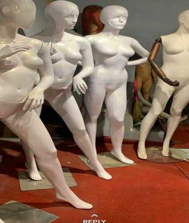 Glossy White Male Female Mannequins Age Group: Adults
