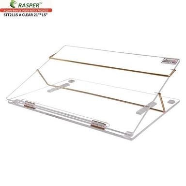Rasper Clear Acrylic Writing Desk Table Top Elevator (Standard Size 21X15 Inches) With 1 Year Warranty