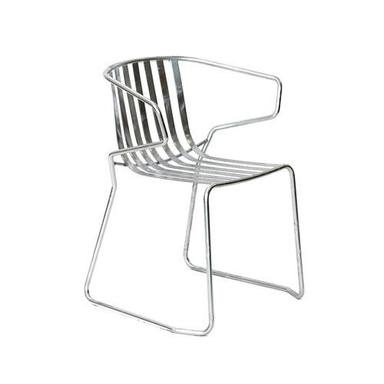 Chrome Finish Stainless Steel Corrosion Free Metal Chair Frame