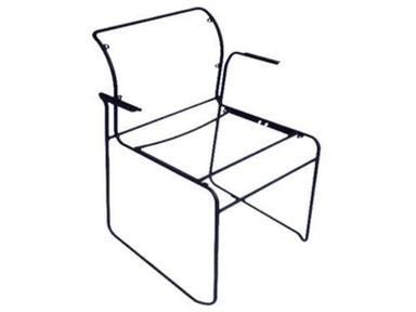 Chrome Finish Stainless Steel Corrosion Free Metal Chair Frame