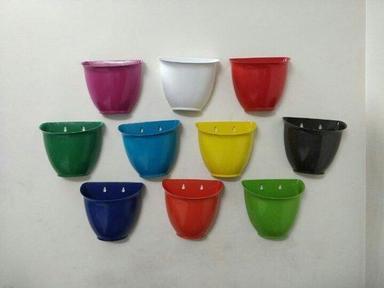 Colored Plastic Wall Pot Use: For Planting