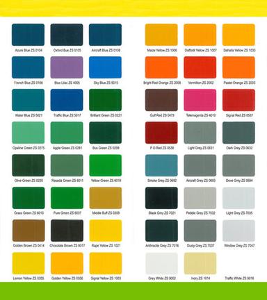 Any Color Shade Card For Paint