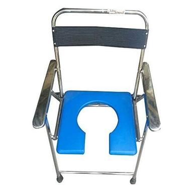 Eco-Friendly Robust Construction Ss Commode Chair