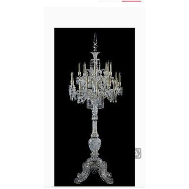 Crystal Glass Candelabra 9 Kg Use: Ceremony Or Party Decoration