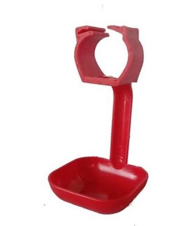 Red Poultry Pvc Nipple Cup