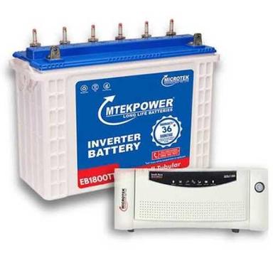 White Microtek Inverter With Battery