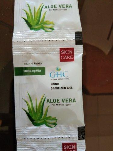 Aloe Vera 70% Alcohol Hand Sanitizer Gel Pouch Age Group: Suitable For All Ages