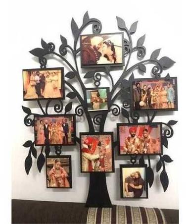 Wall Mdf Photo Frame Cover Material: Metal