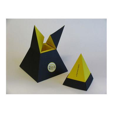 Paper Gift Packaging Pyramid Shape Box