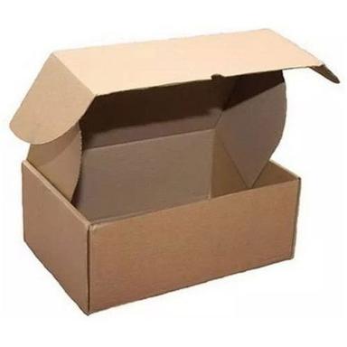 Brown Die Cut Corrugated Box