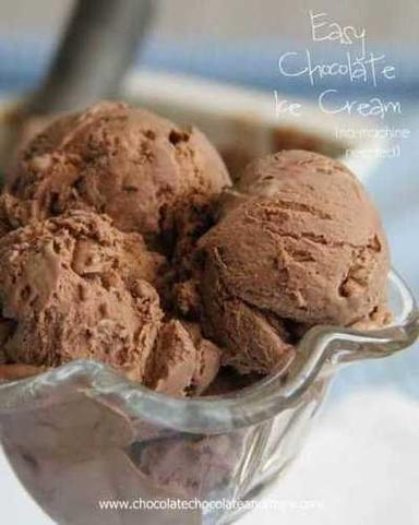 Brown Delicious Chocolate Ice Cream