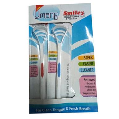 Smiley Plastic Tongue Cleaner Age Group: Suitable For All Ages