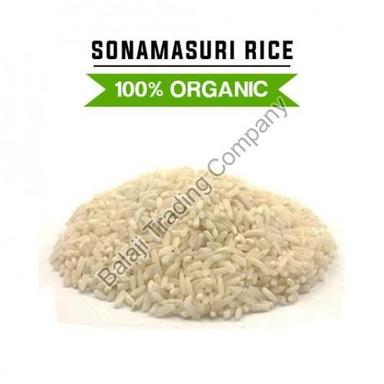 Healthy And Natural Organic White Sona Masoori Basmati Rice Rice Size: Medium Grain