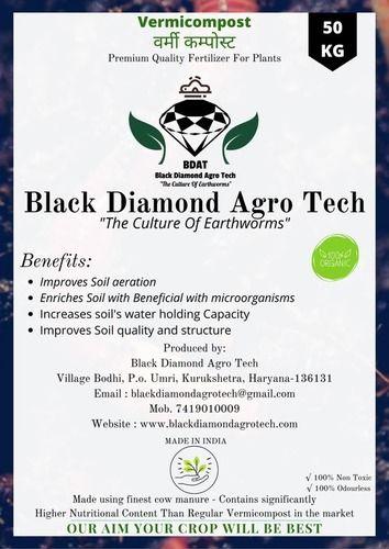 100% Pure Vermicompost 50Kg Application: Agriculture