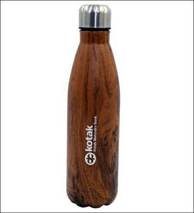 Brown Promotional Wooden Finish Bottle