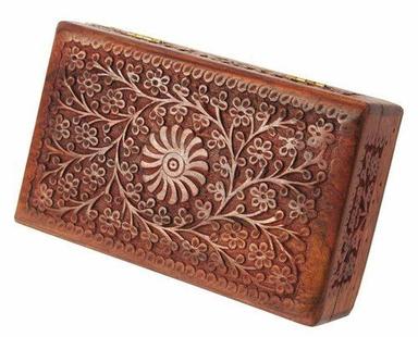 Carved Wooden Jewelry Box Design: Standard