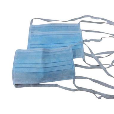 Blue 3 Ply Surgical Face Mask With Hand Band Security