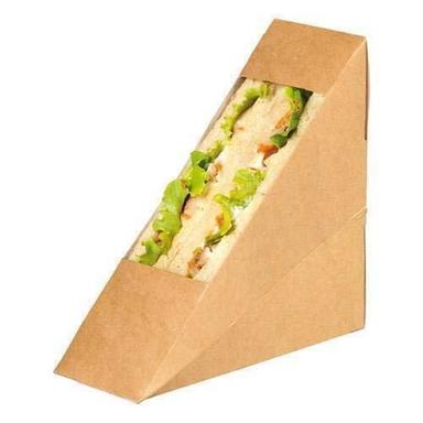  डिस्पोजेबल ब्राउन सैंडविच पैकेजिंग पेपर विंडो बॉक्स का आकार: विविध 