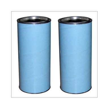 Sky Blue Cylindrical Shape Composite Container