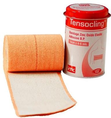 Orange Elastic Adhesive Bandage Roll
