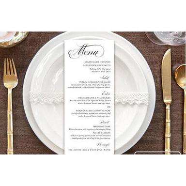 Menu Card Offset Printing Service