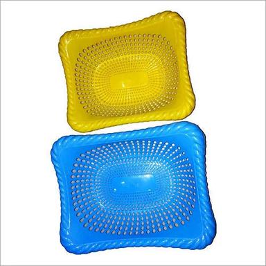 Various Colors Are Available Plain Plastic Fruit Basket