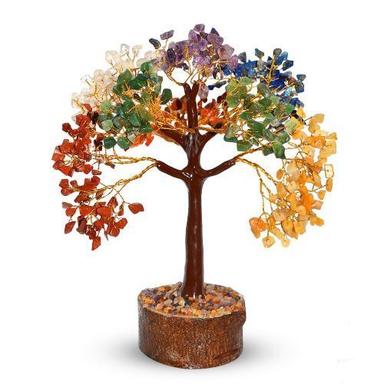 Multicolour Natural Agate Stone Tree Grade: A Grade