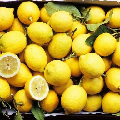 Round Healthy And Natural Fresh Yellow Lemon