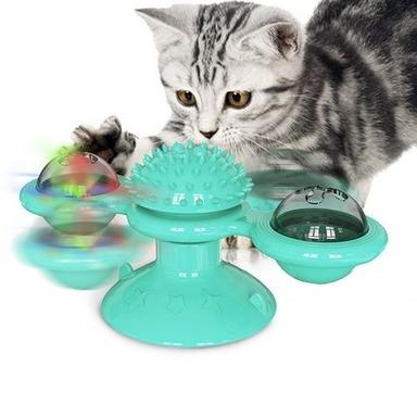 Windmill Rotate Suction Kitten Scratch Teeth Cleaning Toys Application: Dog