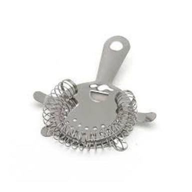 Silver Light Weight Metal Bar Strainer