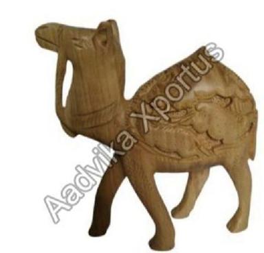Fine Wooden Camel Statue Decor